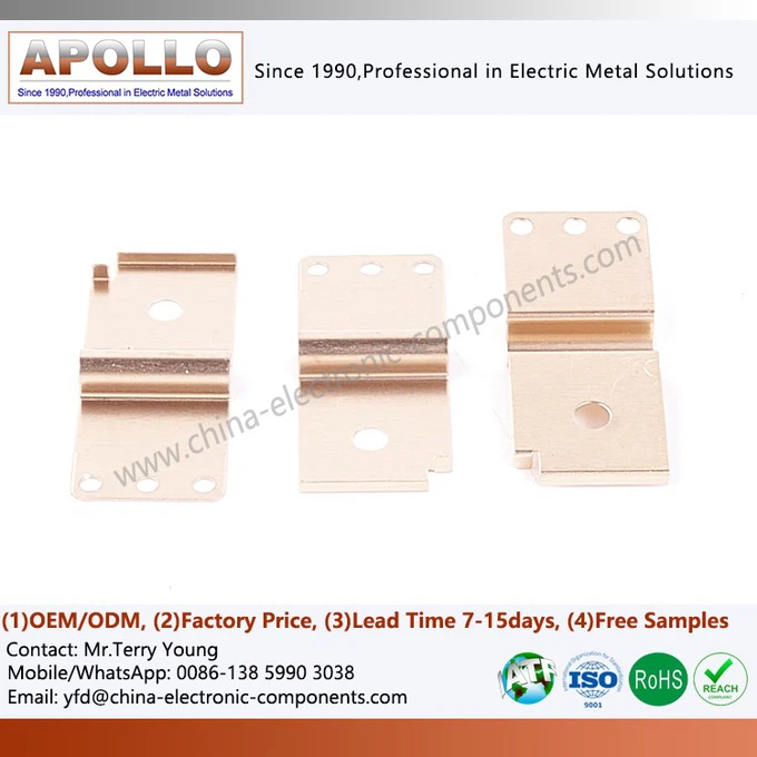 copper terminal with Silver contact copper terminal with Silver contact